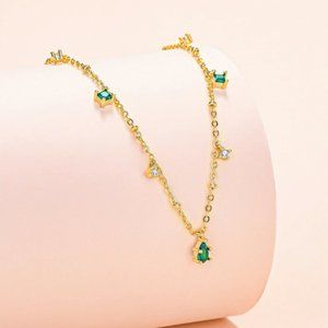 Korean version temperament personality dripping necklace female